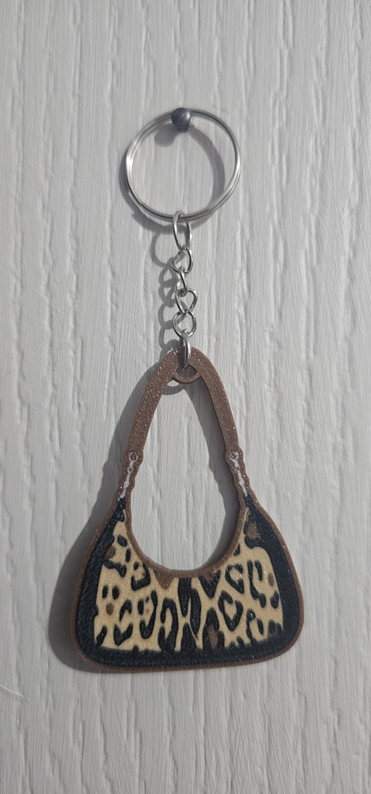 Porte clé Sac Léopard