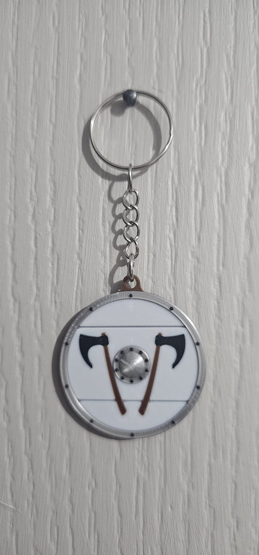Porte clé Viking haches